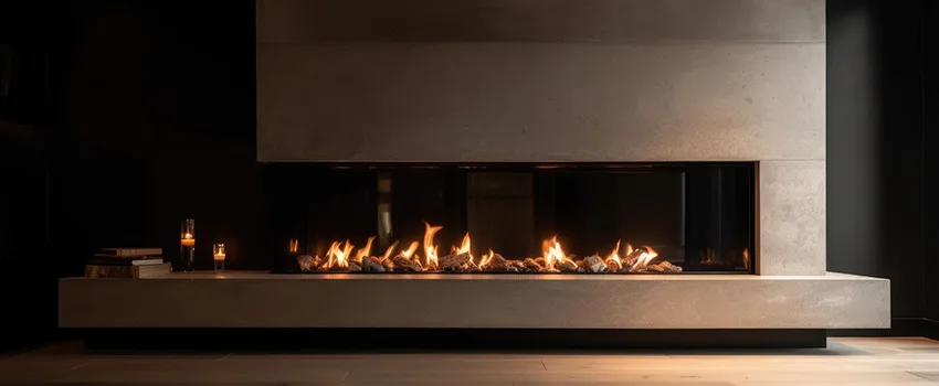 Gas Fireplace Ember Bed Design Services in Fort Walton Beach, Florida
