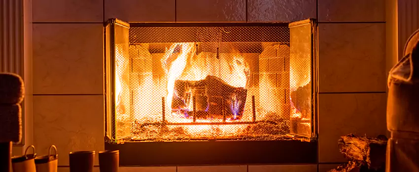 Mendota Hearth Landscape Fireplace Installation in Fort Walton Beach, Florida